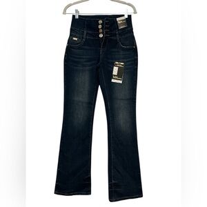 Womens Vía Jeans Flare  4 Buttons Size 7  (349)